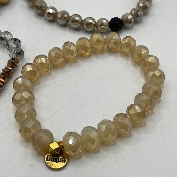 Erimish Beaded Stretch Bracelets Set of Nine OS One Size - Picture 4 of 10